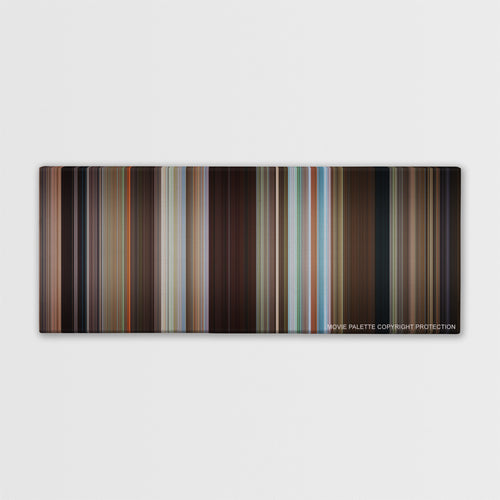 Forgetting Sarah Marshall color palette canvas print: thousands of thin vertical stripes of color