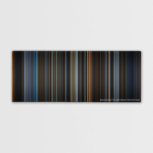 V for Vendetta color palette canvas print: thousands of thin vertical stripes of color