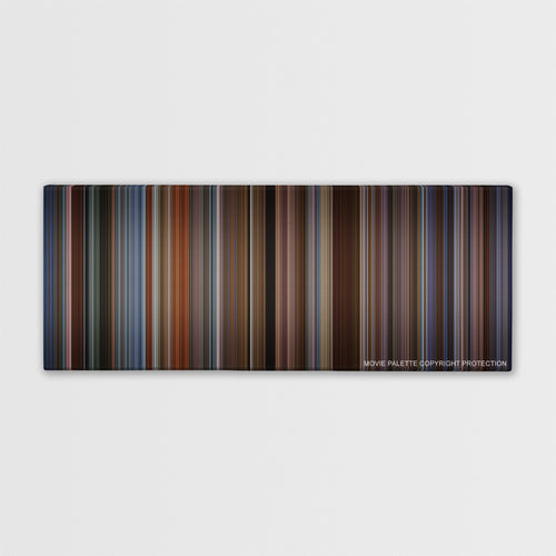 The Family Man color palette canvas print: thousands of thin vertical stripes of color