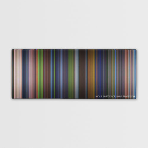 Saw: The Final Chapter color palette canvas print: thousands of thin vertical stripes of color