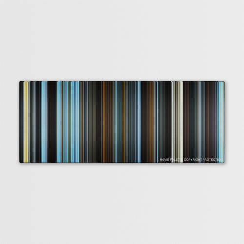 Silent Hill color palette canvas print: thousands of thin vertical stripes of color