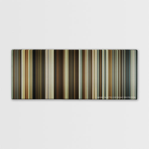 About Time color palette canvas print: thousands of thin vertical stripes of color