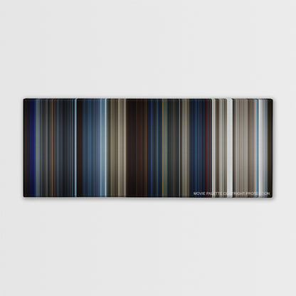 Solo: A Star Wars Story color palette canvas print: thousands of thin vertical stripes of color