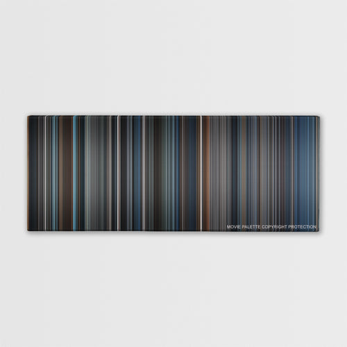 Sleepy Hollow color palette canvas print: thousands of thin vertical stripes of color