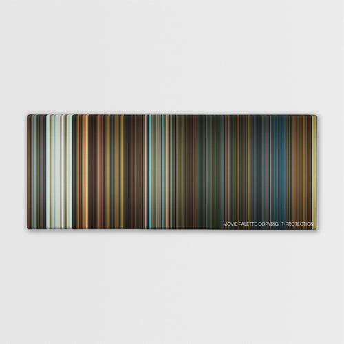The Purge: Election Year color palette canvas print: thousands of thin vertical stripes of color