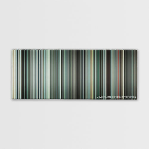 Hereafter color palette canvas print: thousands of thin vertical stripes of color