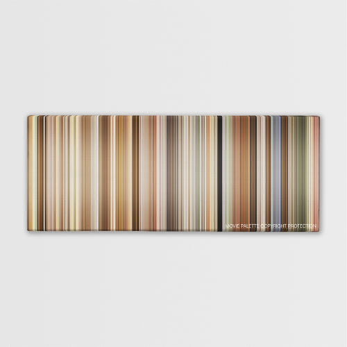 Instant Family color palette canvas print: thousands of thin vertical stripes of color