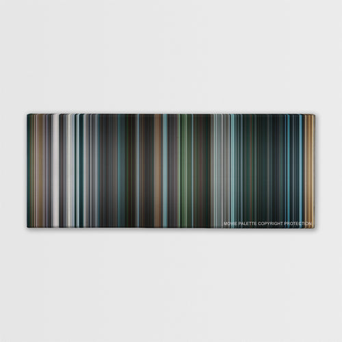 I, Robot color palette canvas print: thousands of thin vertical stripes of color
