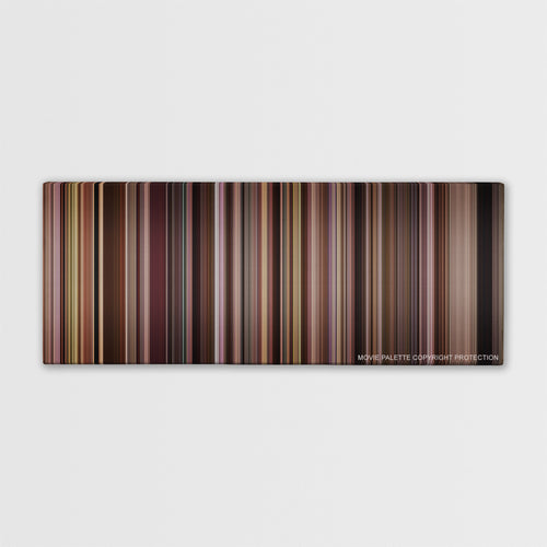 Match Point color palette canvas print: thousands of thin vertical stripes of color