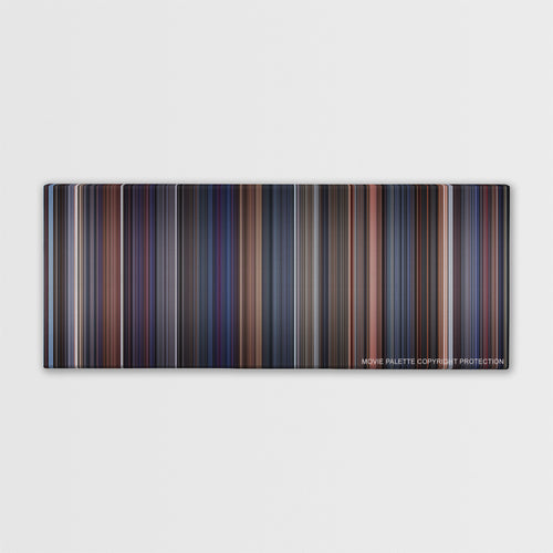Brazil color palette canvas print: thousands of thin vertical stripes of color
