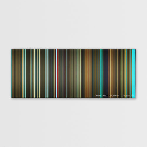 Revolver color palette canvas print: thousands of thin vertical stripes of color