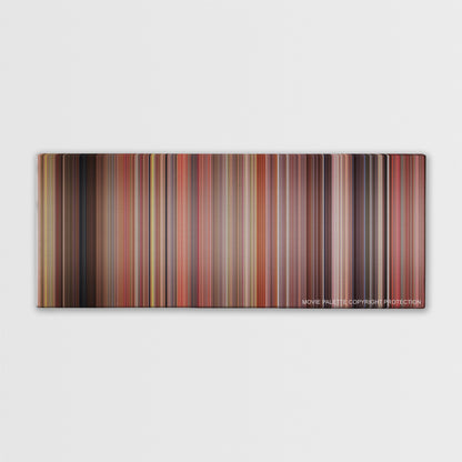 Billy Madison color palette canvas print: thousands of thin vertical stripes of color