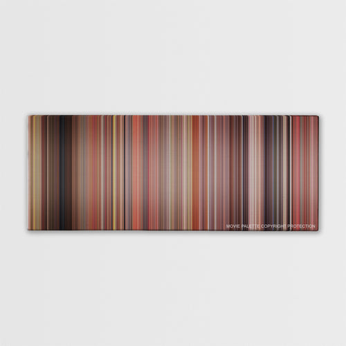 Billy Madison color palette canvas print: thousands of thin vertical stripes of color