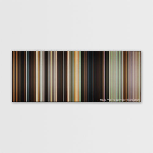 Crazy, Stupid, Love. color palette canvas print: thousands of thin vertical stripes of color