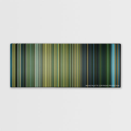 Black Hawk Down color palette canvas print: thousands of thin vertical stripes of color