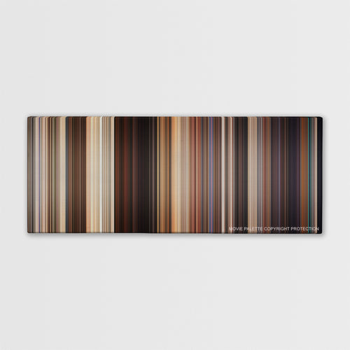 American Reunion color palette canvas print: thousands of thin vertical stripes of color