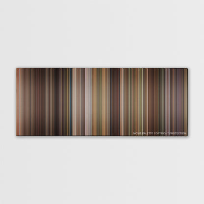 Anger Management color palette canvas print: thousands of thin vertical stripes of color