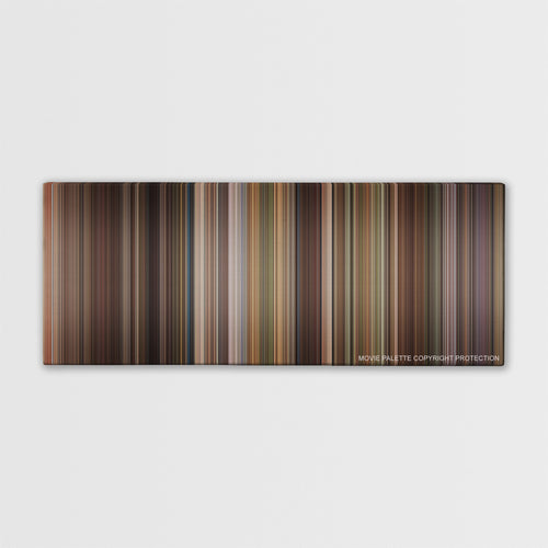 Anger Management color palette canvas print: thousands of thin vertical stripes of color