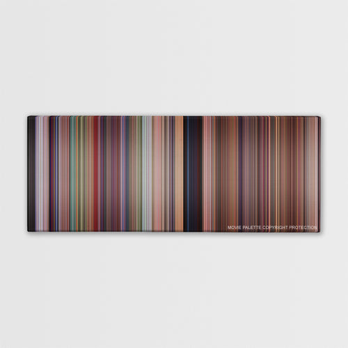 Space Jam color palette canvas print: thousands of thin vertical stripes of color