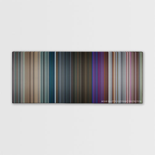 Closer color palette canvas print: thousands of thin vertical stripes of color