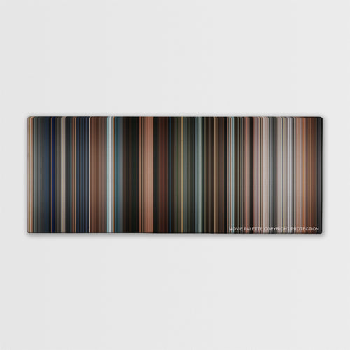 Get Smart color palette canvas print: thousands of thin vertical stripes of color