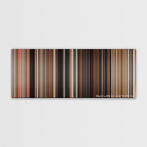 Knight and Day color palette canvas print: thousands of thin vertical stripes of color