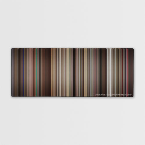 Rushmore color palette canvas print: thousands of thin vertical stripes of color
