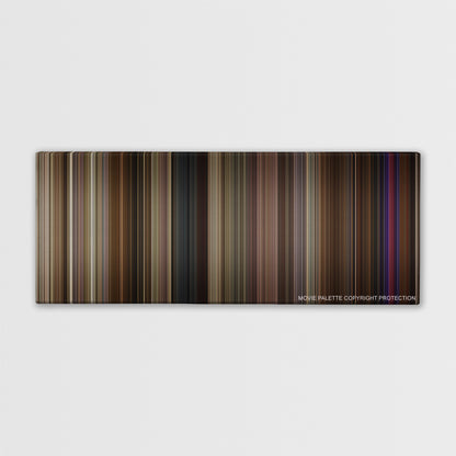 Silver Linings Playbook color palette canvas print: thousands of thin vertical stripes of color