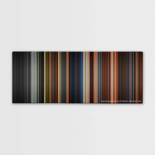 Oz the Great and Powerful color palette canvas print: thousands of thin vertical stripes of color
