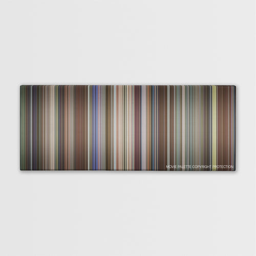 The People vs. Larry Flynt color palette canvas print: thousands of thin vertical stripes of color