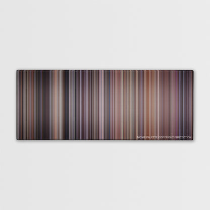The Fugitive color palette canvas print: thousands of thin vertical stripes of color