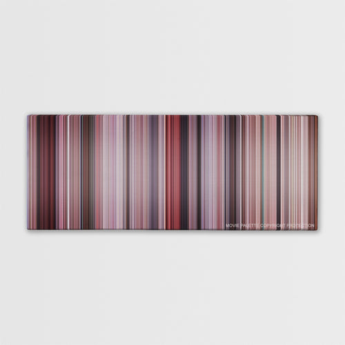Big color palette canvas print: thousands of thin vertical stripes of color