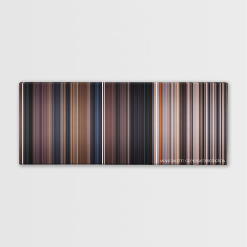 Blood Simple color palette canvas print: thousands of thin vertical stripes of color