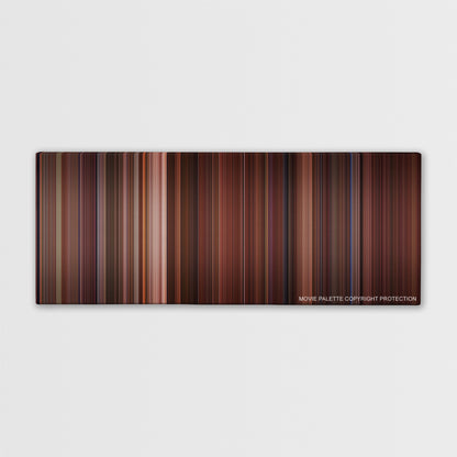 A Few Good Men color palette canvas print: thousands of thin vertical stripes of color