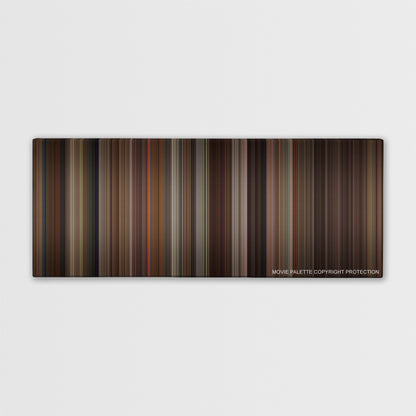 Big Daddy color palette canvas print: thousands of thin vertical stripes of color