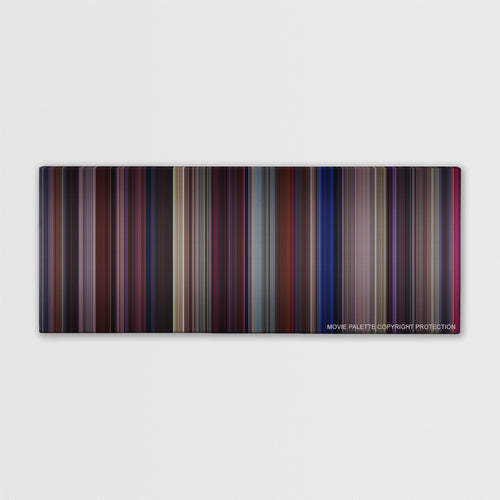 Carlito's Way color palette canvas print: thousands of thin vertical stripes of color