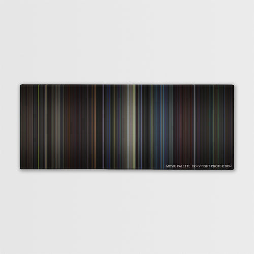 Star Trek: First Contact color palette canvas print: thousands of thin vertical stripes of color