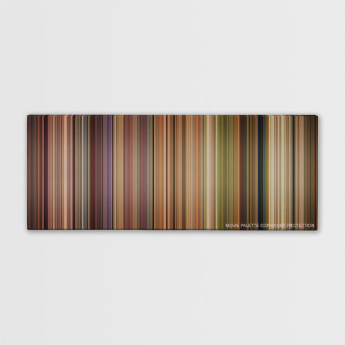 American Wedding color palette canvas print: thousands of thin vertical stripes of color