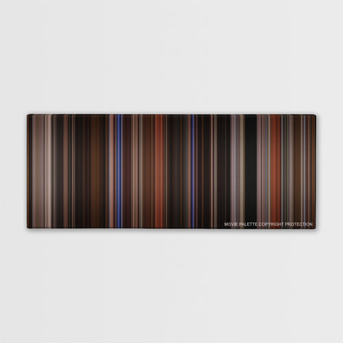 The Perks of Being a Wallflower color palette canvas print: thousands of thin vertical stripes of color