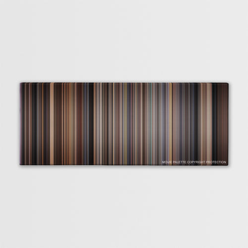 Rosemary's Baby color palette canvas print: thousands of thin vertical stripes of color