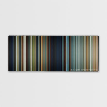 The Chronicles of Narnia: Prince Caspian color palette canvas print: thousands of thin vertical stripes of color