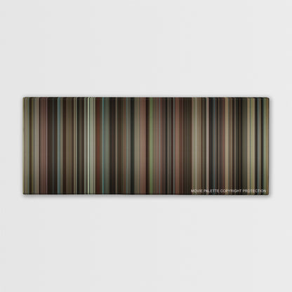 Julie & Julia color palette canvas print: thousands of thin vertical stripes of color