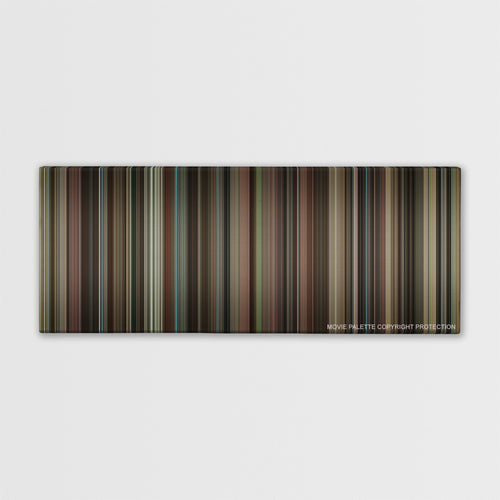 Julie & Julia color palette canvas print: thousands of thin vertical stripes of color