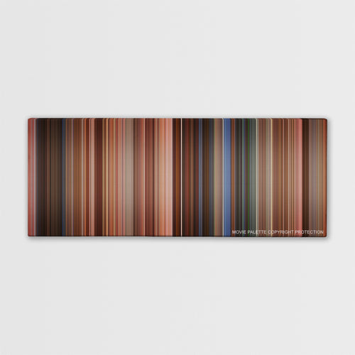 EuroTrip color palette canvas print: thousands of thin vertical stripes of color