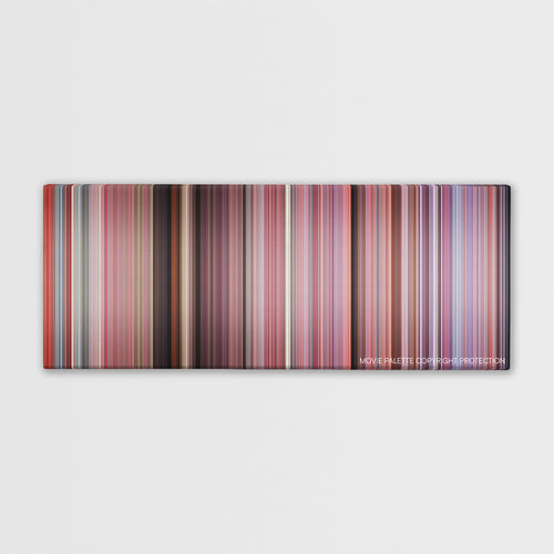 Bring It On color palette canvas print: thousands of thin vertical stripes of color