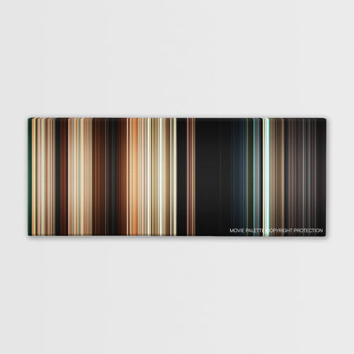 Monsters color palette canvas print: thousands of thin vertical stripes of color