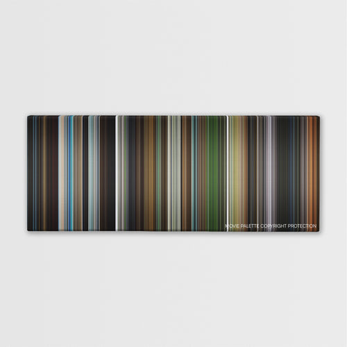 Elektra color palette canvas print: thousands of thin vertical stripes of color