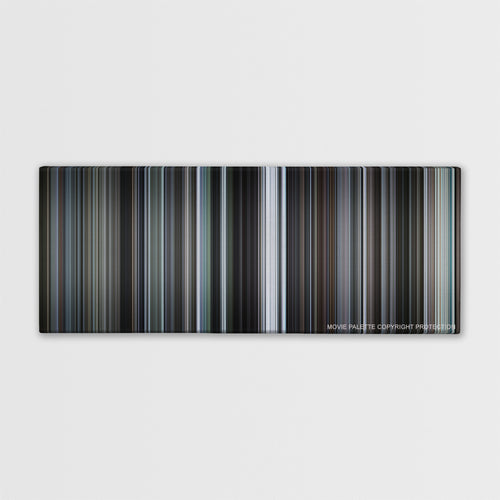 Let the Right One In color palette canvas print: thousands of thin vertical stripes of color