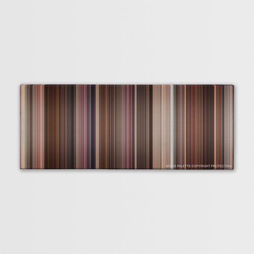 How to Lose a Guy in 10 Days color palette canvas print: thousands of thin vertical stripes of color