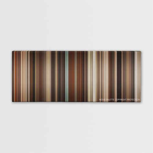 Selma color palette canvas print: thousands of thin vertical stripes of color